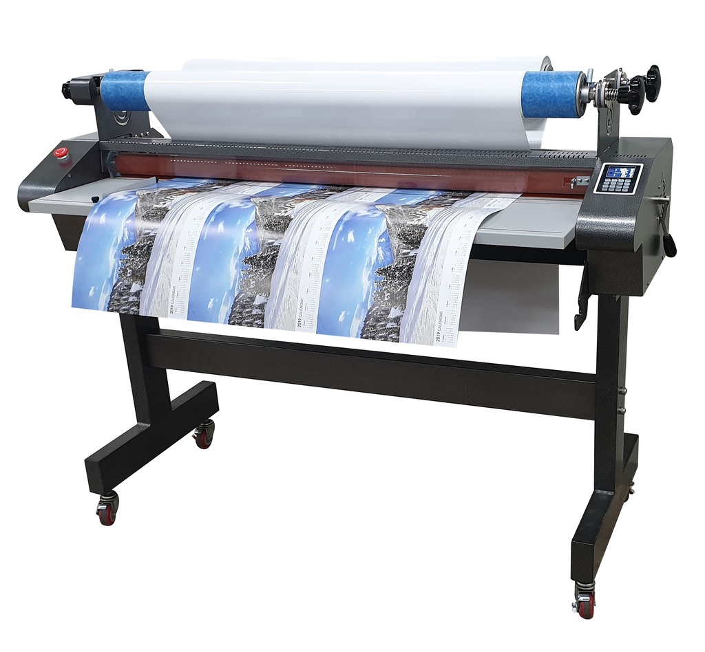 LAMpro Panther D47HR 47” Hot Roll Laminator and Mounter with Stand and Casters