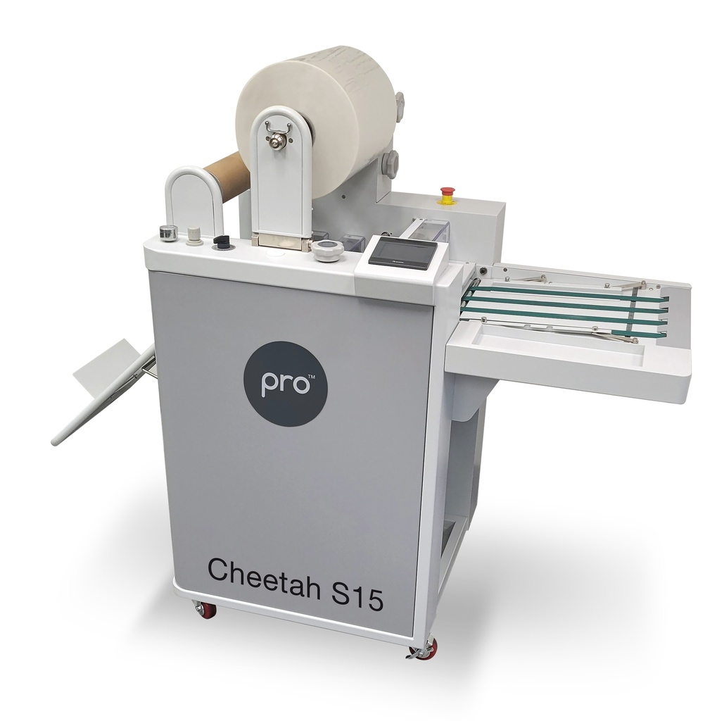 LAMpro Cheetah S15 Simplex Laminator and SLEEKpro with Flying Knife