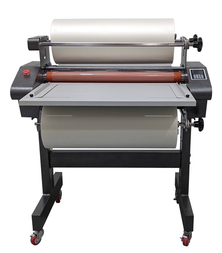 [1S29D72M] LAMpro Puma D28M 28” HD Hot Roll Laminator and Mounter with Stand and Casters