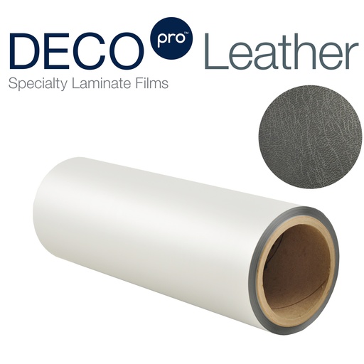 [KPF319HJ] 1.5 mil DECOpro Leather 19.5'' x 3280' x 3" Core A/I Laminate Film