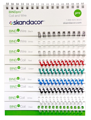 [BCSB] BINDpro Coil and Wire Swatchbook
