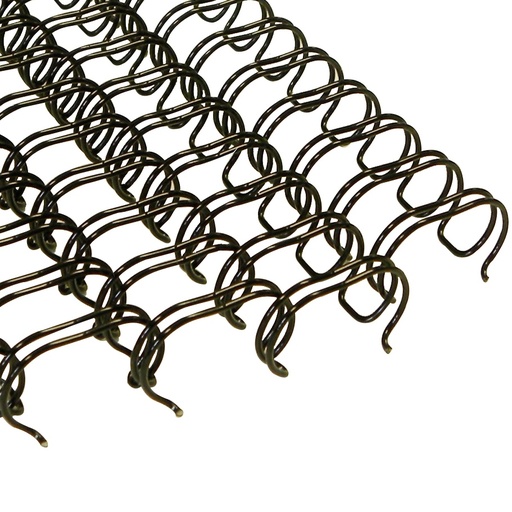[JC12121D] 1 1/4" Black 2:1 Pitch BINDpro Wire-O 21 Loops